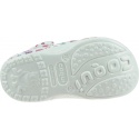 Lekkie Klapki COQUI Big Frog Printed 8114 Pearl - Japonki