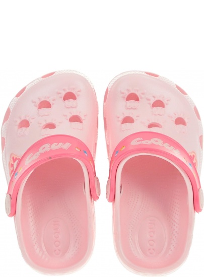 Różowe Klapki COQUI Little Frog 8701100 Candy Pink/New Rouge -