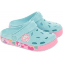 Lekkie Klapki COQUI Froggy 8802 Pastel Blue/Dk.Pink - Japonki