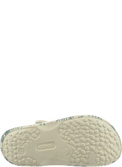 Lekkie Klapki COQUI Tina Printed 1353 Beige Tropical - Klapki