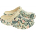 Lekkie Klapki COQUI Tina Printed 1353 Beige Tropical - Klapki