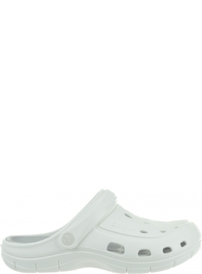 Białe Klapki COQUI Jumper 6351 White/Khaki Grey - Klapki