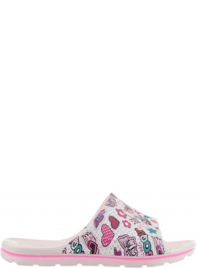 Lekkie Klapki COQUI Long Printed 6375 Candy Pink - Japonki