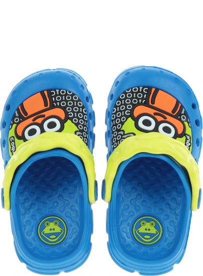 Lekkie Klapki COQUI Stoney 9383 Sea Blue/Citrus - Japonki