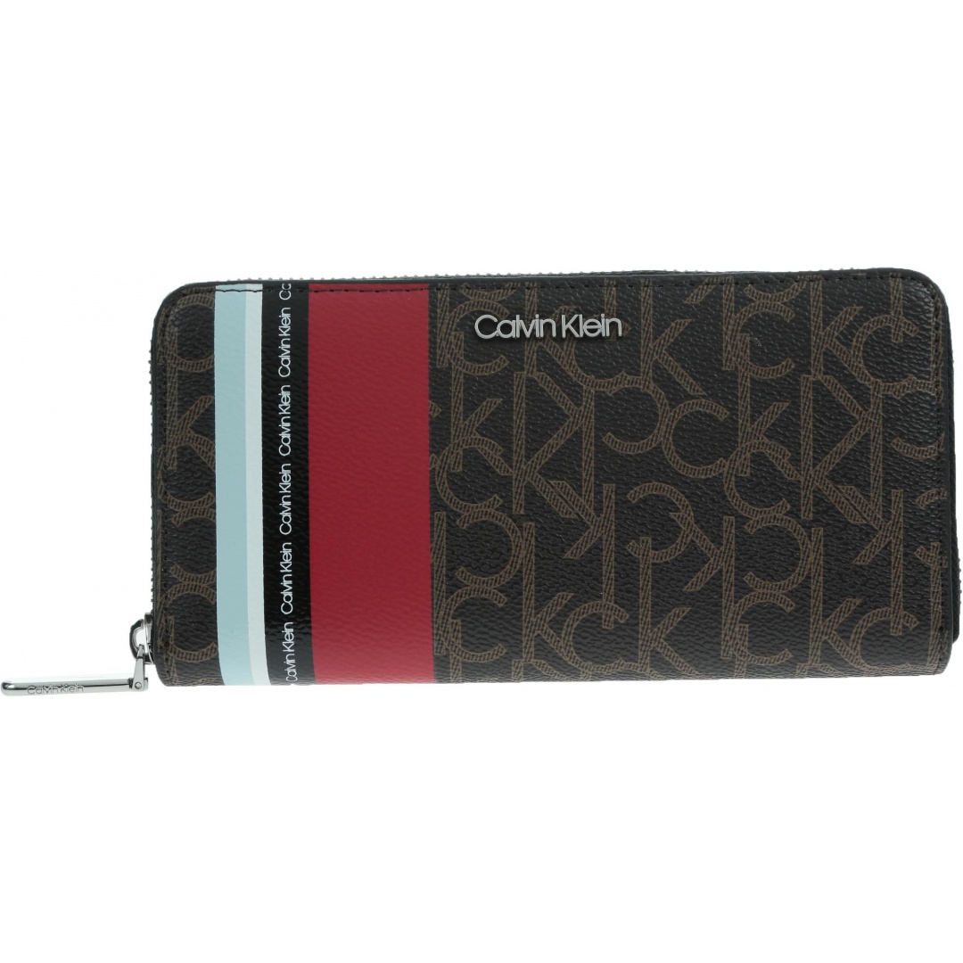 Portfel CALVIN KLEIN Monogram LRG K60K605107 908 - Portfele