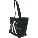 Czarna Torba CALVIN KLEIN JEANS CANVAS K60K605310 001 - Na ramię
