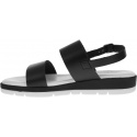 Czarne Sandały na klinie PITILLOS 5681 NEGRO - Sandały