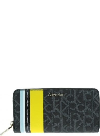 Portfel CALVIN KLEIN Monogram LRG K60K605107 910 - Portfele