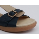 Sandały Bobux 835304 CLASSIC HERA SANDAL NAVY + GOLD - Sandały