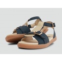 Sandały Bobux 835304 CLASSIC HERA SANDAL NAVY + GOLD - Sandały