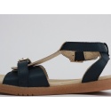 Sandały Bobux 835304 CLASSIC HERA SANDAL NAVY + GOLD - Sandały