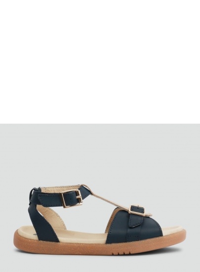 Sandały Bobux 835304 CLASSIC HERA SANDAL NAVY + GOLD - Sandały