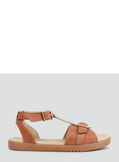 Sandały Bobux 835307 CLASSIC HERA SANDAL CARAMEL + MISTY GOLD -