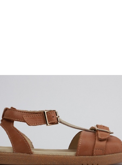 Sandały Bobux 835307 CLASSIC HERA SANDAL CARAMEL + MISTY GOLD -