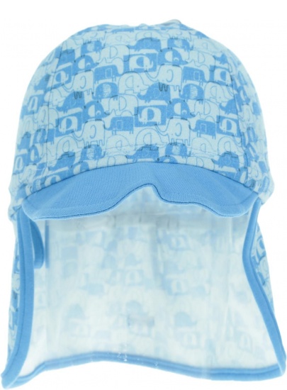 Niebieska Wiązana Czapka MAXIMO 94500-029700 - Czapki
