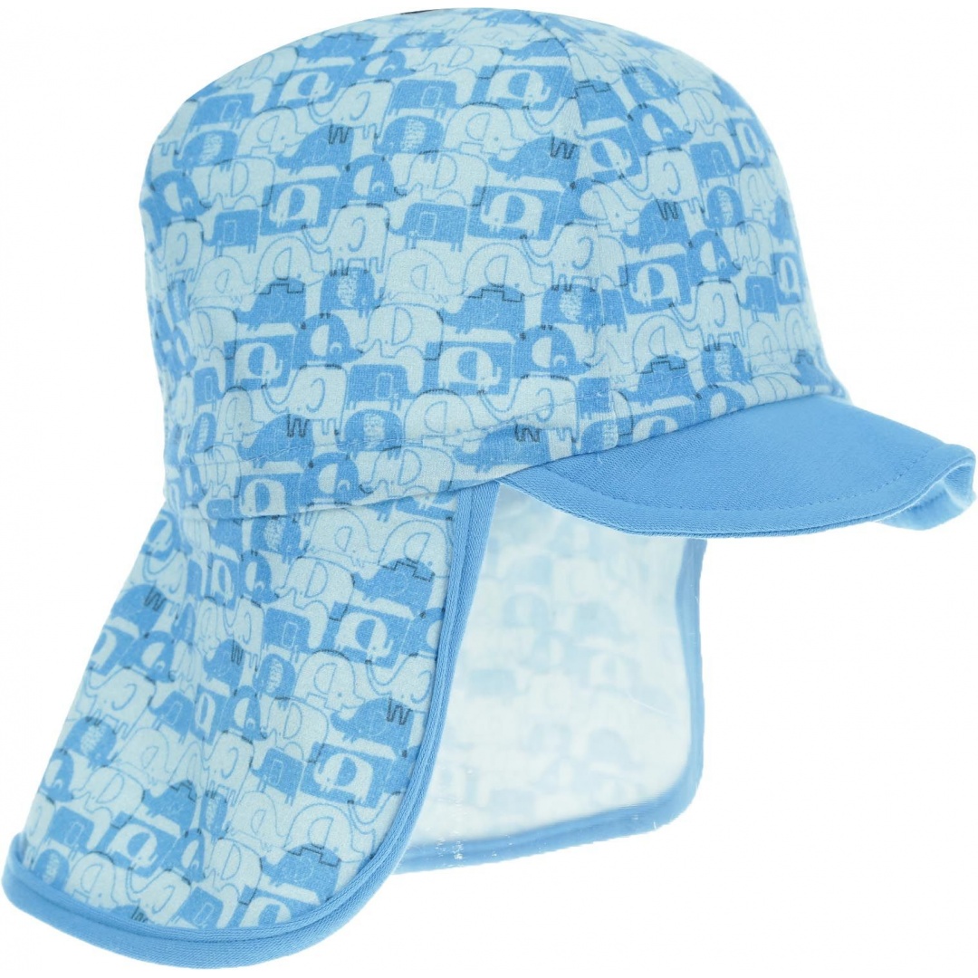 Niebieska Wiązana Czapka MAXIMO 94500-029700 - Czapki