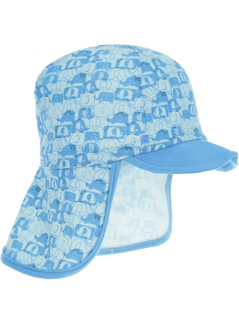 Niebieska Wiązana Czapka MAXIMO 94500-029700 - Czapki