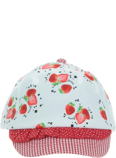 Czapka z Daszkiem w truskawki MAXIMO 93503-881000 - Czapki