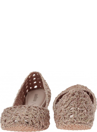 Różowe Balerinki MELISSA Campana Crochet 32246 51801 - Baleriny
