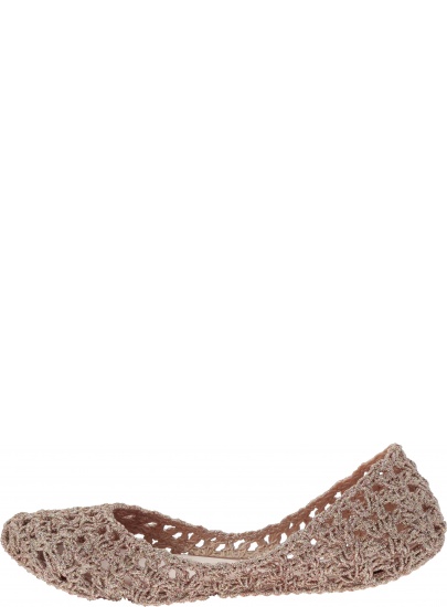 Różowe Balerinki MELISSA Campana Crochet 32246 51801 - Baleriny