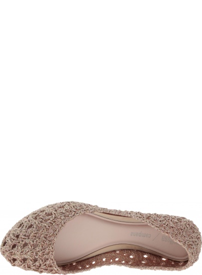 Różowe Balerinki MELISSA Campana Crochet 32246 51801 - Baleriny