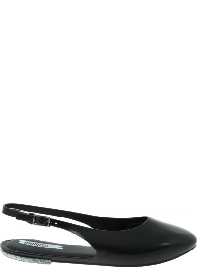 Czarne Sandały Baleriny MELISSA Lipstick 32560 52324 - Sandały