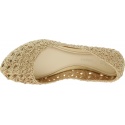 Złote Balerinki MELISSA Campana Crochet 32246 51800 - Baleriny
