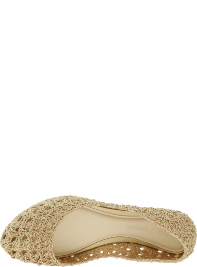 Złote Balerinki MELISSA Campana Crochet 32246 51800 - Baleriny