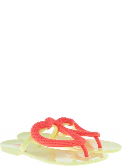 Żółte Japonki MELISSA Big Heart 32627 53527 - Japonki