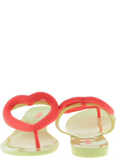 Żółte Japonki MELISSA Big Heart 32627 53527 - Japonki