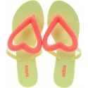Żółte Japonki MELISSA Big Heart 32627 53527 - Japonki