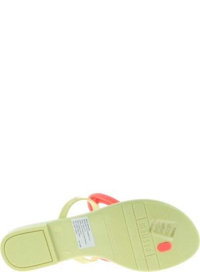 Żółte Japonki MELISSA Big Heart 32627 53527 - Japonki