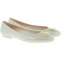 Beżowe Baleriny MELISSA Doll IV 32585 19679 - Baleriny