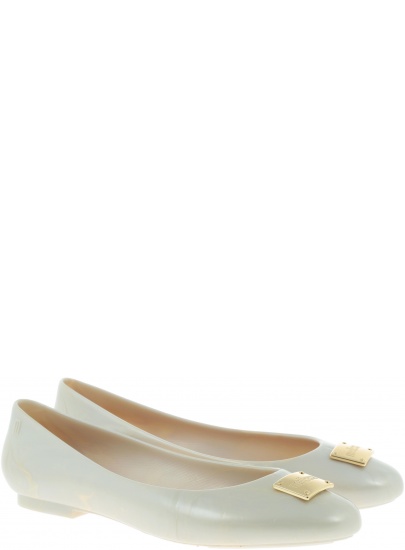 Beżowe Baleriny MELISSA Doll IV 32585 19679 - Baleriny