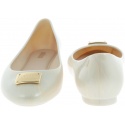 Beżowe Baleriny MELISSA Doll IV 32585 19679 - Baleriny