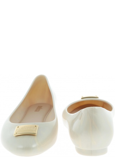 Beżowe Baleriny MELISSA Doll IV 32585 19679 - Baleriny