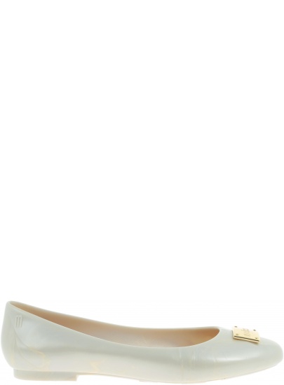 Beżowe Baleriny MELISSA Doll IV 32585 19679 - Baleriny