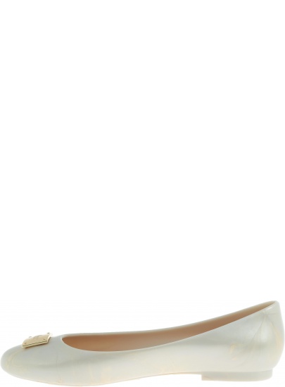 Beżowe Baleriny MELISSA Doll IV 32585 19679 - Baleriny