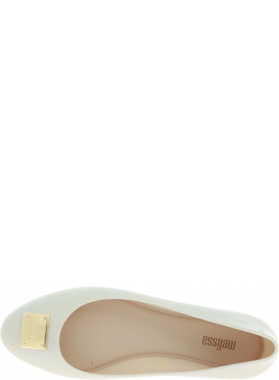 Beżowe Baleriny MELISSA Doll IV 32585 19679 - Baleriny