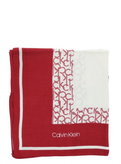 Chusta CALVIN KLEIN Geo Quilt Scarf K60K605145 635 - Szale i