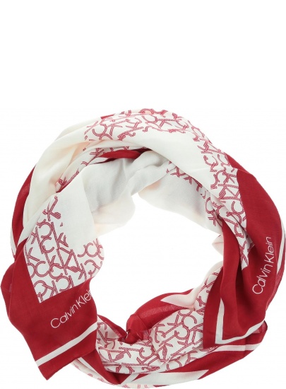 Chusta CALVIN KLEIN Geo Quilt Scarf K60K605145 635 - Szale i