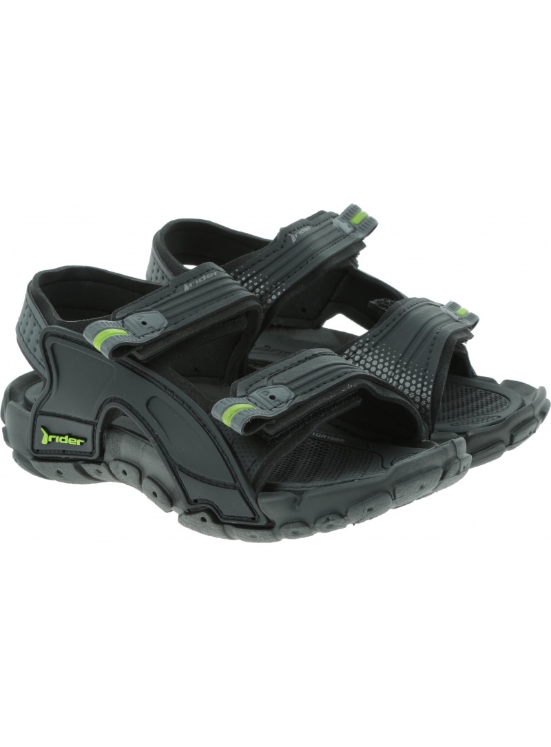 Czarne SANDAŁKI RIDER Tender X Kids 82575 20766 - Sandały Czarne SANDAŁKI RIDER Tender X Kids 82575 20766 - Sandały