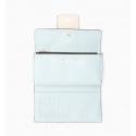Beżowy Portfel CALVIN KLEIN CK Lock LRG Trifold K60K605099 064