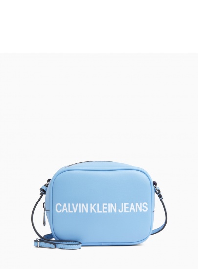 Niebieska Torebka CALVIN KLEIN Sculpted Logo Camera Bag