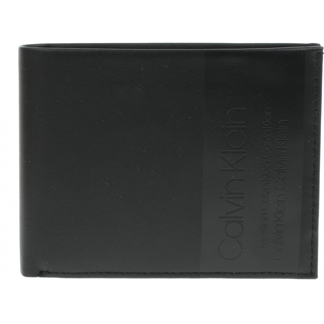 Czarny Portfel CALVIN KLEIN Elevated 5cc Coin K50K504451 001 -