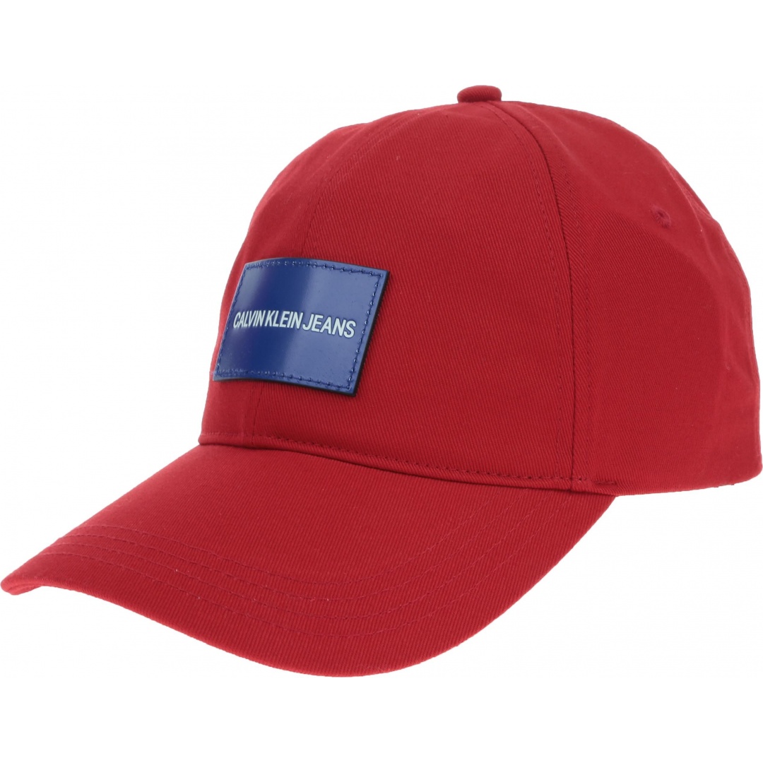 Czerwona CZAPKA CALVIN KLEIN Jeans Cap K50K504562 638