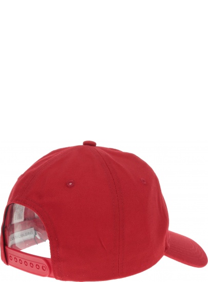 Czerwona CZAPKA CALVIN KLEIN Jeans Cap K50K504562 638