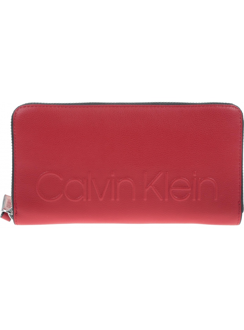 Czerwony Portfel CALVIN KLEIN Enged Large K60K605090 635 -