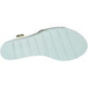Kolorowe Sandały HOGL 7-10 3226 blue/multi - Koturny
