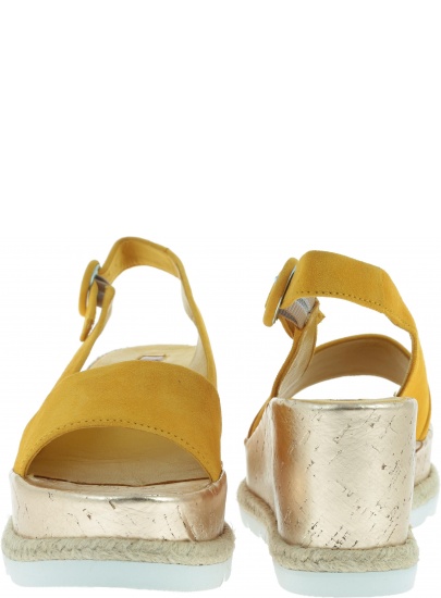 Żółte Sandały HOGL 7-10 3242 yellow - Koturny